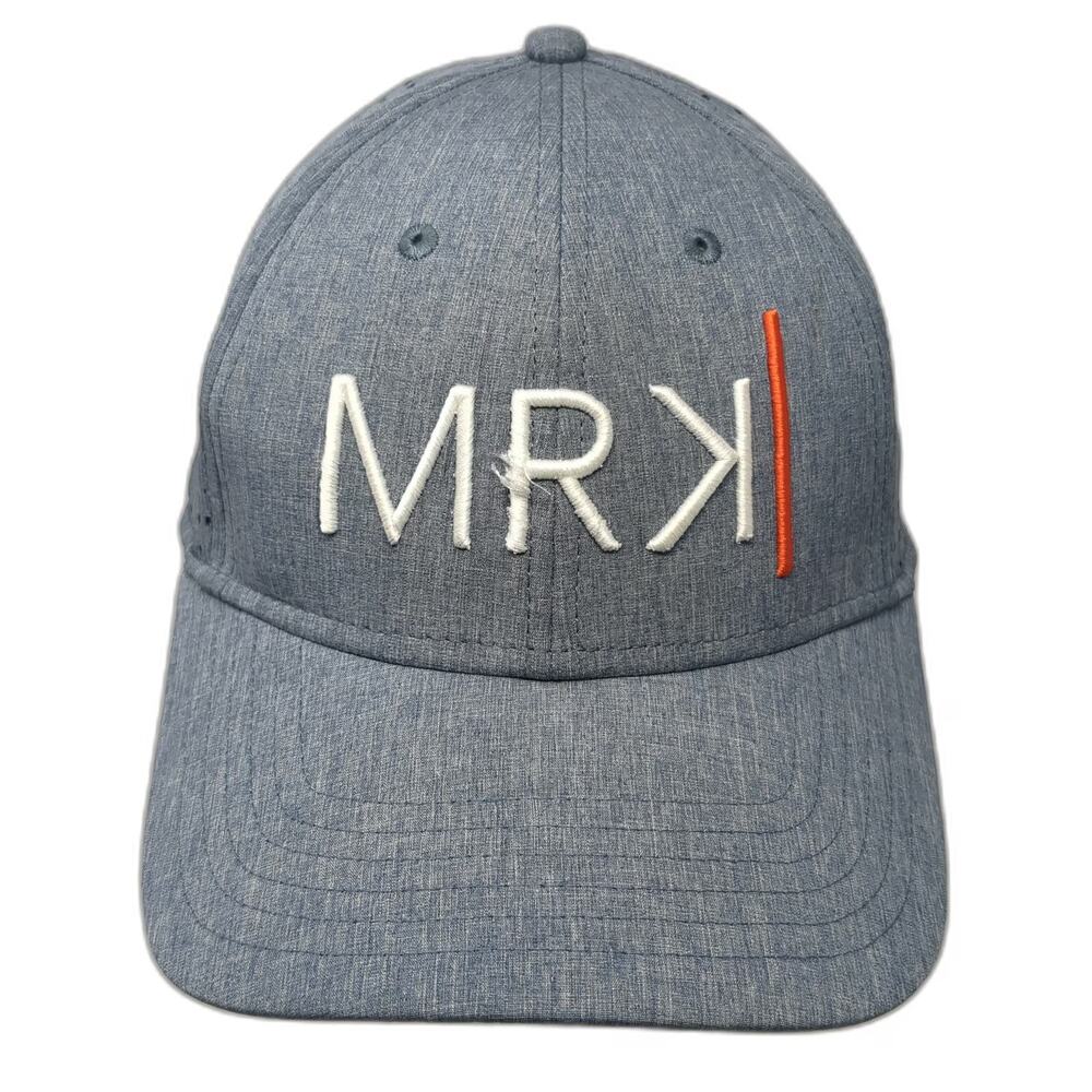 Pacific Headwear Baseball Cap Gray One Size Laser Cut MRK Logo Performance Hat